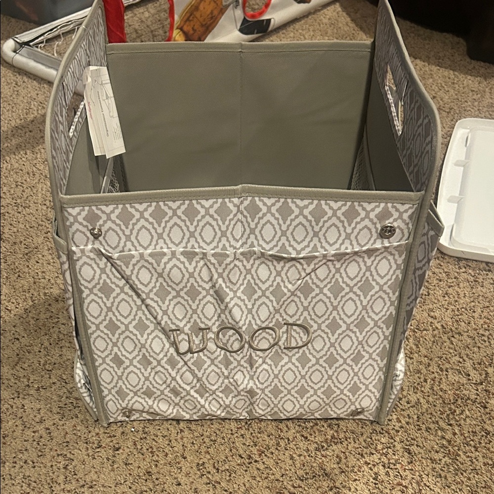 thirty-one Tan  Geometric Collapsible Storage Bin